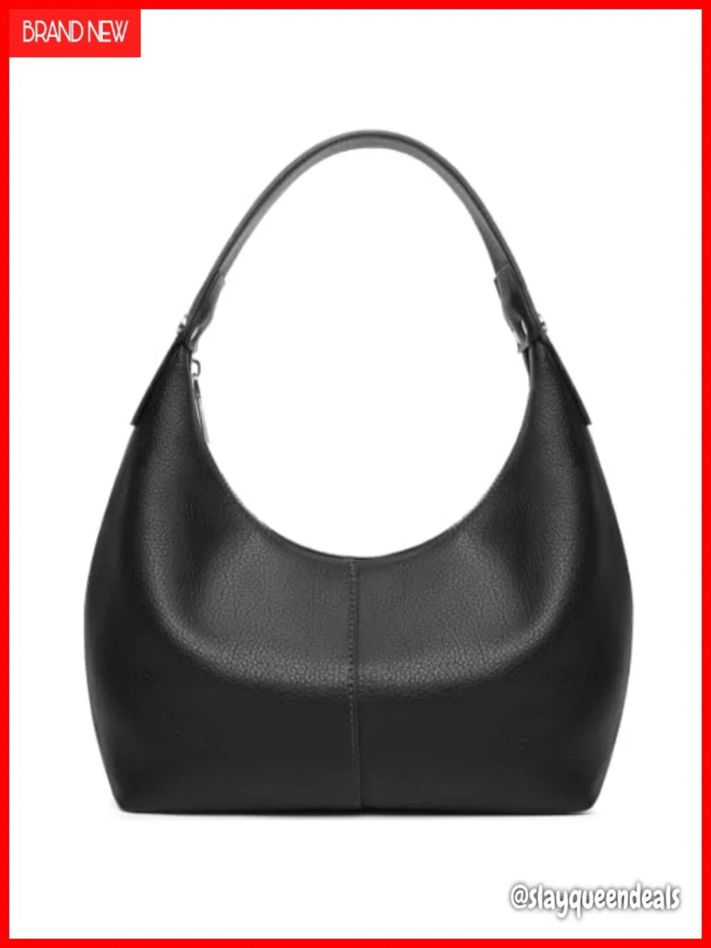 Vegan Leather Woven Hobo Handbag Shoulder Bag Y2K Tote Purse Women